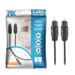 Cabo Optico Toslink Classic 1 Metro Pix Gold