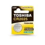 Pilha Moeda 2025 Toshiba Lithium 3V 1 Unidade - CR2025