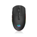 Mouse Gamer Redragon Invader Pro Sem Fio RGB 10000DPI 1000hz 9 Botões Preto - M719RGB-PRO