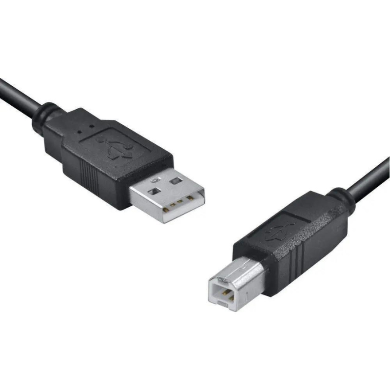 ebd5be822e34b29d07f861114b6afe8f.png Cabo Para Impressora USB-A Macho x USB-B Macho 480mbps 5M MD9 Preto - 4358 - Imagem 1
