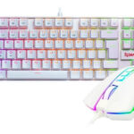 Kit Gamer Redragon Teclado Mecânico + Mouse Cobra M711 White - S118W