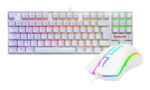 Kit Gamer Redragon Teclado Mecânico + Mouse Cobra M711 White - S118W