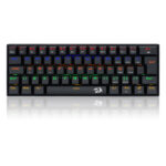 Teclado Mecânico Redragon Lakshmi Rainbow Switch Azul K606R
