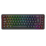 Teclado Magnético Gamer Redragon Nova RGB USB-C 65% Switch UltraMag Linear Preto - K709RGB-M