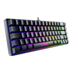 Teclado Gamer Fortrek Fearless 65 Compact Rainbow Membrana ABNT2 65% Preto - Imagem 2