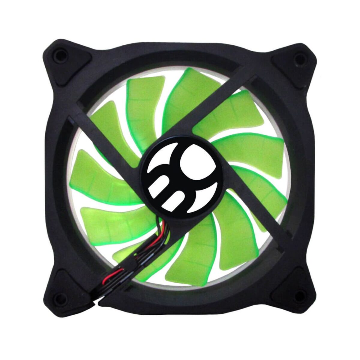 Cooler Fan BlueCase BFR-05G Ring 120mm Led Verde 12V - BFR-05G - Imagem 2