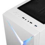 Gabinete Gamer Gamdias Argus E4 Elite RGB MidTower S/Fan S/fonte Vidro Temperado Branco - ARGUS E4 ELITE W - Imagem 4