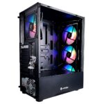 Gabinete Gamer Hayom 4 Fans S/Fonte RGB ATX MidTower Vidro Temperado Preto - GB1749 - Imagem 5