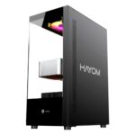 Gabinete Gamer Hayom 3 Fans S/Fonte MidTower ATX Vidro Temperado Preto - GB1792 - Imagem 2