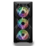 Gabinete Gamer Hayom 3 Fans S/Fonte MidTower RGB ATX Vidro Temperado Preto - GB1710 - Imagem 2