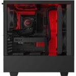 Gabinete NZXT H510I MidTower Red/Black VidroTemp CA-H510I-BR - Imagem 3