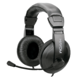 Headset Office Hayom HF2215 40mm 1x P3 3,5mm Com Microfone Preto - HF2215 - Imagem 3