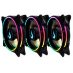 Kit 3 Cooler Fan Rise Mode Laser ARGB 120mm Led - RM-RGB-05-5V - Imagem 6