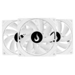 Kit Cooler Fan Rise Mode 3x120mm RGB 12V Controladora Branco - RM-CF-02-RGB - Imagem 6