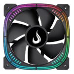 Fan Rise Mode Aura Pro Black ARGB 120mm S/ Controladora - Imagem 5