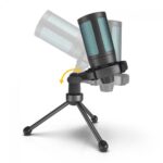 Microfone Gamer Condensador Fifine A2 RGB USB Black - Imagem 3