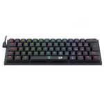 Teclado Mecanico Fizz Redragon Preto RGB Swit/Red K617-RGB-B - Imagem 2