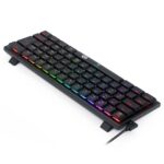Teclado Mecanico Fizz Redragon Preto RGB Swit/Red K617-RGB-B - Imagem 4