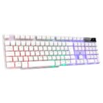 Teclado Gamer Rise Mode G1 Semi Mecânico Full RGB Rainbow USB Branco - RM-TG-01-FW - Imagem 5