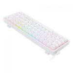 Teclado Mecânico Gamer Redragon Fizz Pro RGB Switch Marrom ABNT2 Branco K616-RGB-W - Imagem 6