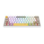 Teclado Mecânico Redragon Fizz RGB Switch Brown Amarelo Branco Cinza - K617RGB-YL&WT&GY - Imagem 4