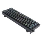 Teclado Mecânico Gamer Redragon Fizz RGB Switch Brown Preto - K617-RGB-B - Imagem 5