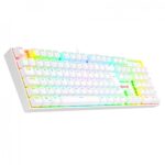 Teclado Gamer Mecânico Redragon Mitra Lunar White RGB Switch Preto - K551W-RGB (PT-BLACK) - Imagem 3