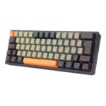Teclado Gamer Redragon Mecânico Fizz RGB Laranja Cinza Preto Switch Marrom - K617RGB-OG GY BK - Imagem 2