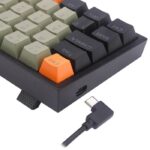 Teclado Gamer Redragon Mecânico Fizz RGB Laranja Cinza Preto Switch Marrom - K617RGB-OG GY BK - Imagem 7