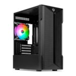 Gabinete Gamer TGT Skylancer V2 1 Fan S/Fonte MidTower Lateral De Vidro Preto - TGT-SKLV2-BK-1F - Imagem 2