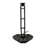 Suporte Para Headset Pichau PhantomRest RGB USB Preto - PCH-PHTR-BL01 - Imagem 2