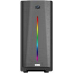 Gabinete Gamer Kalkan Veld Lite RGB S/Fan S/Fonte ATX MidTower Fita LED RGB Preto - KLK00071 - Imagem 2