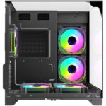Gabinete Gamer Kalkan Midgard Vision S/Fan S/Fonte Micro ATX Aquário Panorâmico Preto - KLK00086 - Imagem 2