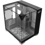 Gabinete Gamer Kalkan Midgard Vision S/Fan S/Fonte Micro ATX Aquário Panorâmico Preto - KLK00086 - Imagem 4