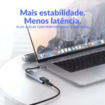 Hub Adaptador USB-C 8 em 1 HDMI 4K RJ45 SD/TF PD 87W - Imagem 3