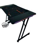 Mesa Gamer Slim RGB E Mousepad Hayom Com Apoio Para Headset e Copo - MG1002 - Imagem 2