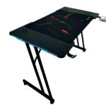 Mesa Gamer Slim RGB E Mousepad Hayom Com Apoio Para Headset e Copo - MG1002 - Imagem 3