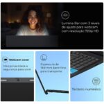 Notebook Positivo Vision 15.6" FHD C15M 4GB 128GB eMMC IPS Intel Celeron N4500 Windows 11 Home Minitela - Imagem 5