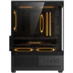 Gabinete Gamer Kalkan Hakon S/Fan S/Fonte Micro-ATX Vidro Temperado Duplo USB 3.0 Panorâmico - KLK00080 - Imagem 3