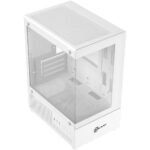 Gabinete Gamer Kalkan Hakon S/Fan S/Fonte Micro-ATX Vidro Temperado Duplo USB 3.0 Panorâmico Branco - KLK00081 - Imagem 6