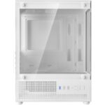 Gabinete Gamer Kalkan Hakon S/Fan S/Fonte Micro-ATX Vidro Temperado Duplo USB 3.0 Panorâmico Branco - KLK00081 - Imagem 7