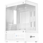 Gabinete Gamer Kalkan Hakon S/Fan S/Fonte Micro-ATX Vidro Temperado Duplo USB 3.0 Panorâmico Branco - KLK00081 - Imagem 9