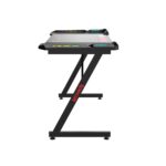 Mesa Gamer Redragon GD-1104E-L RGB Fibra De Carbono Em Z Reforçada C/Mousepad 120x60x74cm Preto 120x60x74cm - GD-1104E-L - Imagem 4