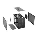 Gabinete Gamer Redragon Magic Box S/Fan S/Fonte ATX Compacto Painel Frontal Mesh Preto - CA-616B - Imagem 3