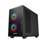 Gabinete Gamer Redragon Magic Box S/Fan S/Fonte ATX Compacto Painel Frontal Mesh Preto - CA-616B - Imagem 7