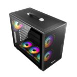 Gabinete Gamer Redragon Magic Box S/Fan S/Fonte ATX Compacto Painel Frontal Mesh Preto - CA-616B - Imagem 10