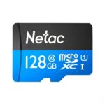 Cartão De Memória 128GB Netac P500 Micro SDXC Classe 10-U1 Até 80mb/S Azul - NT02P500STN-128G-S