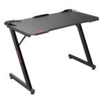 Mesa Gamer Redragon GD-1101E-S Fibra De Carbono Estrutura Em Z Reforçada 110x60x74cm Preto - GD-1101E-S