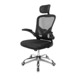 Cadeira Office Zinnia Venecia SL Até 140kg Preto - ZNO-VNAL-BL02