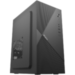 Gabinete Gamer Keytime Edge S/Fan S/Fonte Micro-ATX Painel Lateral Preto - KYT00045